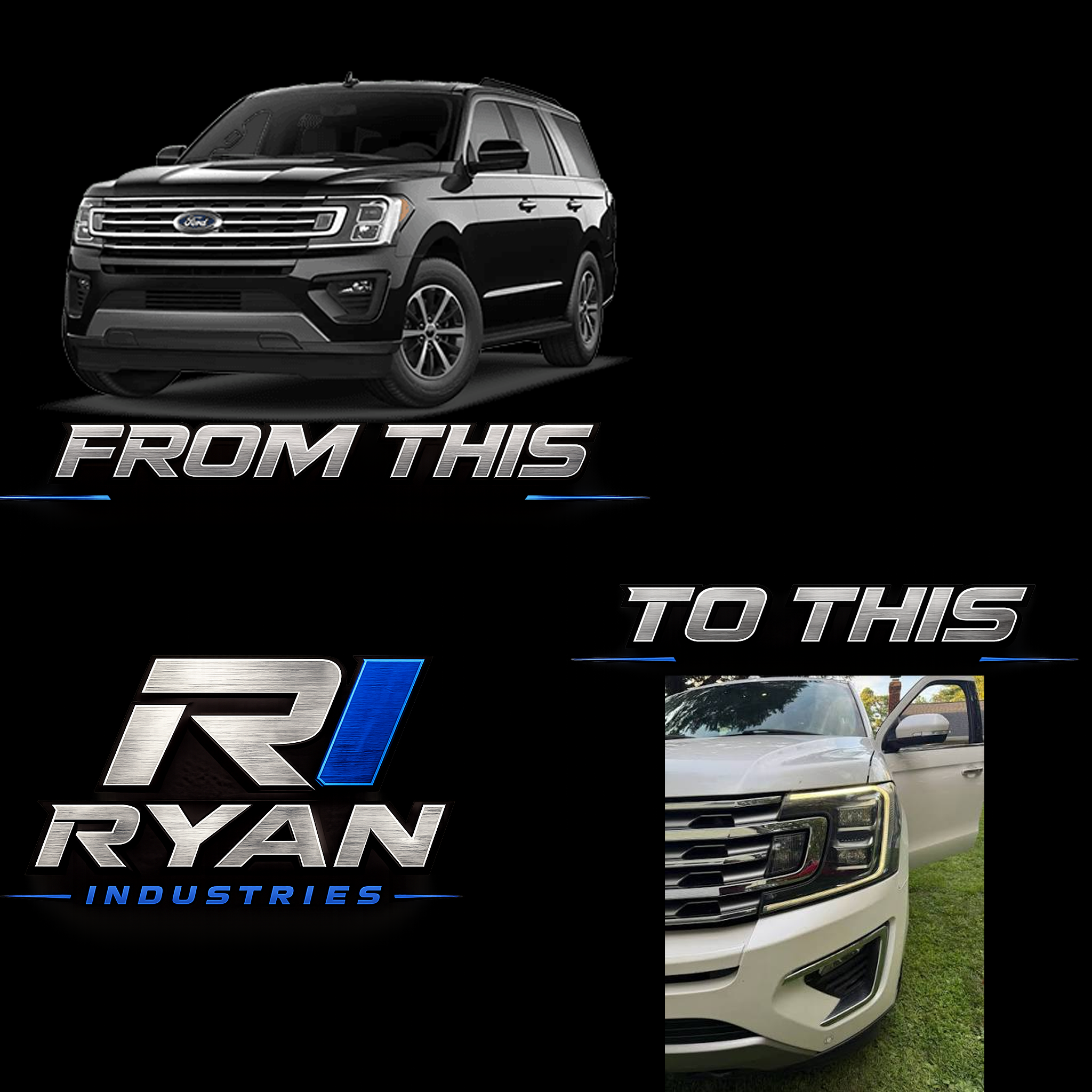 2020-2022 Expedition Halogen to Led Headlight Conversion Harness - Ryan Industries