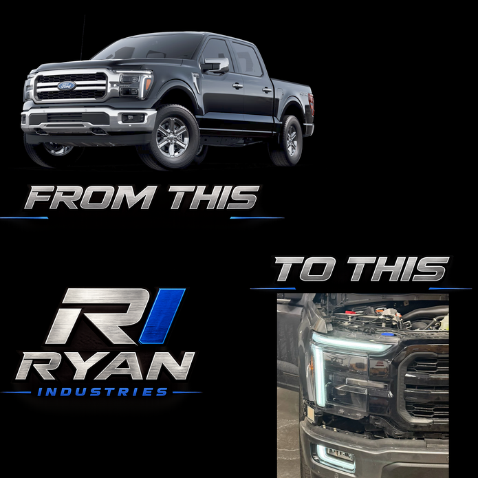 2025+ F150 DRL foglight Conversion harness for Lariat - Ryan Industries